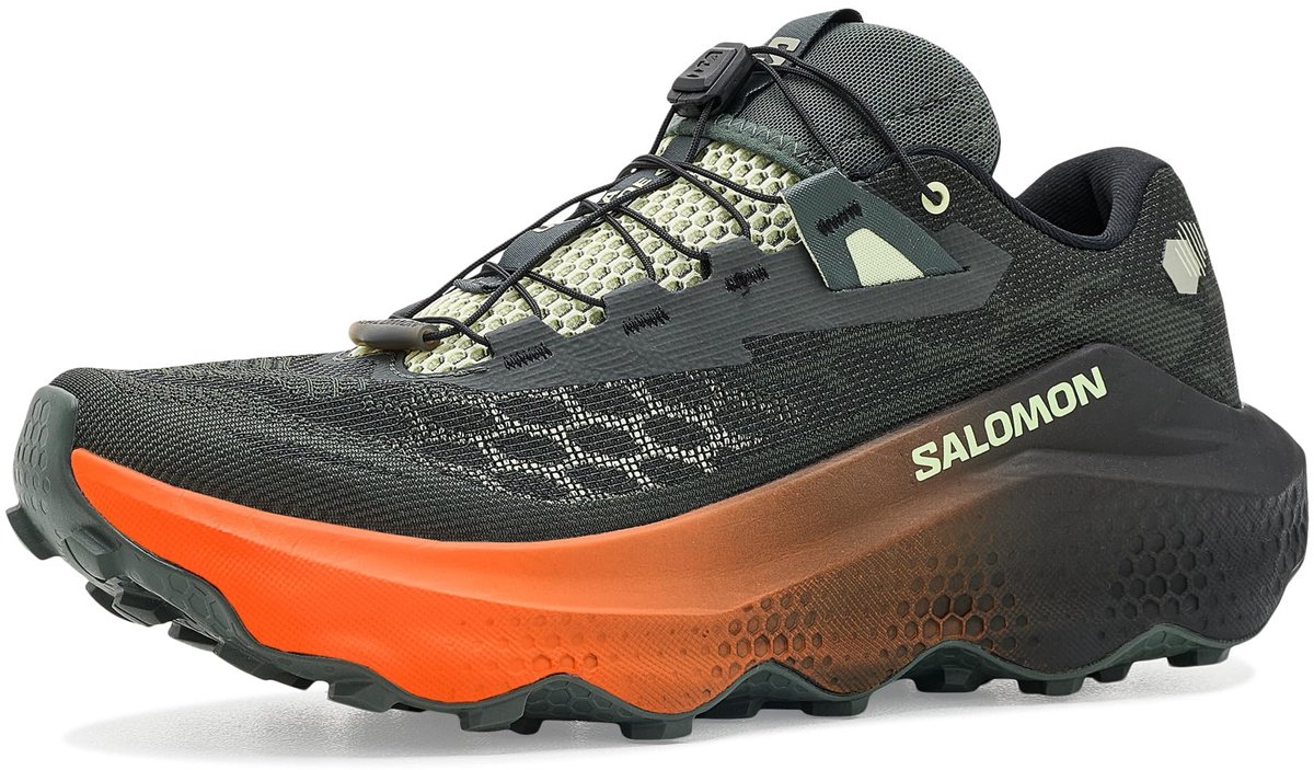 Salomon Ultra Glide 4 Hardloopschoenen Urban chic/ /Lime 1/3 Zwart