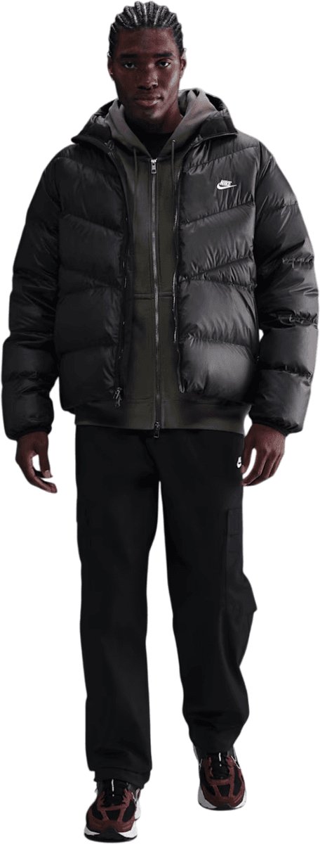 Jas Nike M NK WINDRUNNER STMNT DWN JKT XL Heren Zwart