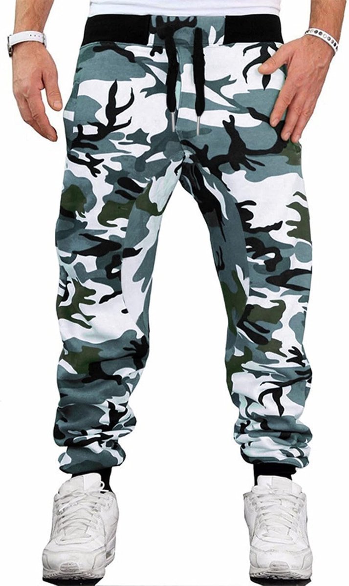 Cargobroek voor heren, katoen, werkbroek, meerdere zakken, regular fit, outdoor, robuuste stretchbroek, trendy herenbroek, herfstmode, collectie A218