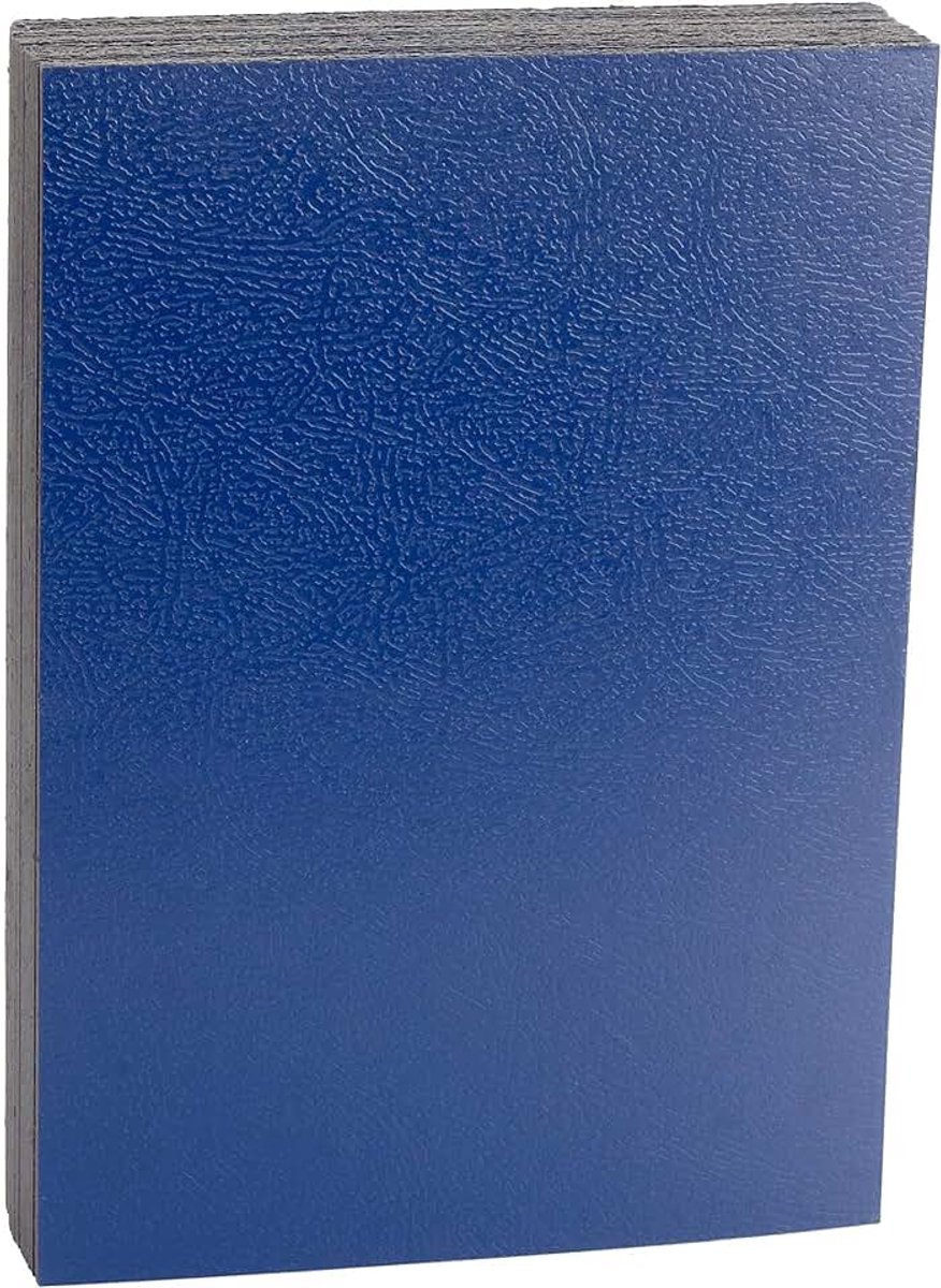 Omslag deksels, A4, karton, 750 g, blauw