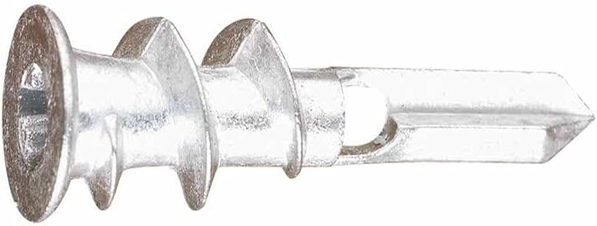 Index Fixing Systems TAPLAZK [deksel ZK] gelamineerde gipsplaten Zamakpluggen (6 x 37), nikkel, 6 x 37 mm, 100 stuks