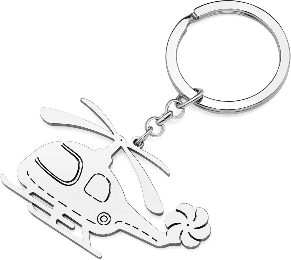 Auto Sleutelhanger Rvs Vliegtuig Fiets Motorfiets Sleutelhanger Cartoon Auto Geschenken voor Mannen Vrouwen Meisjes Charms