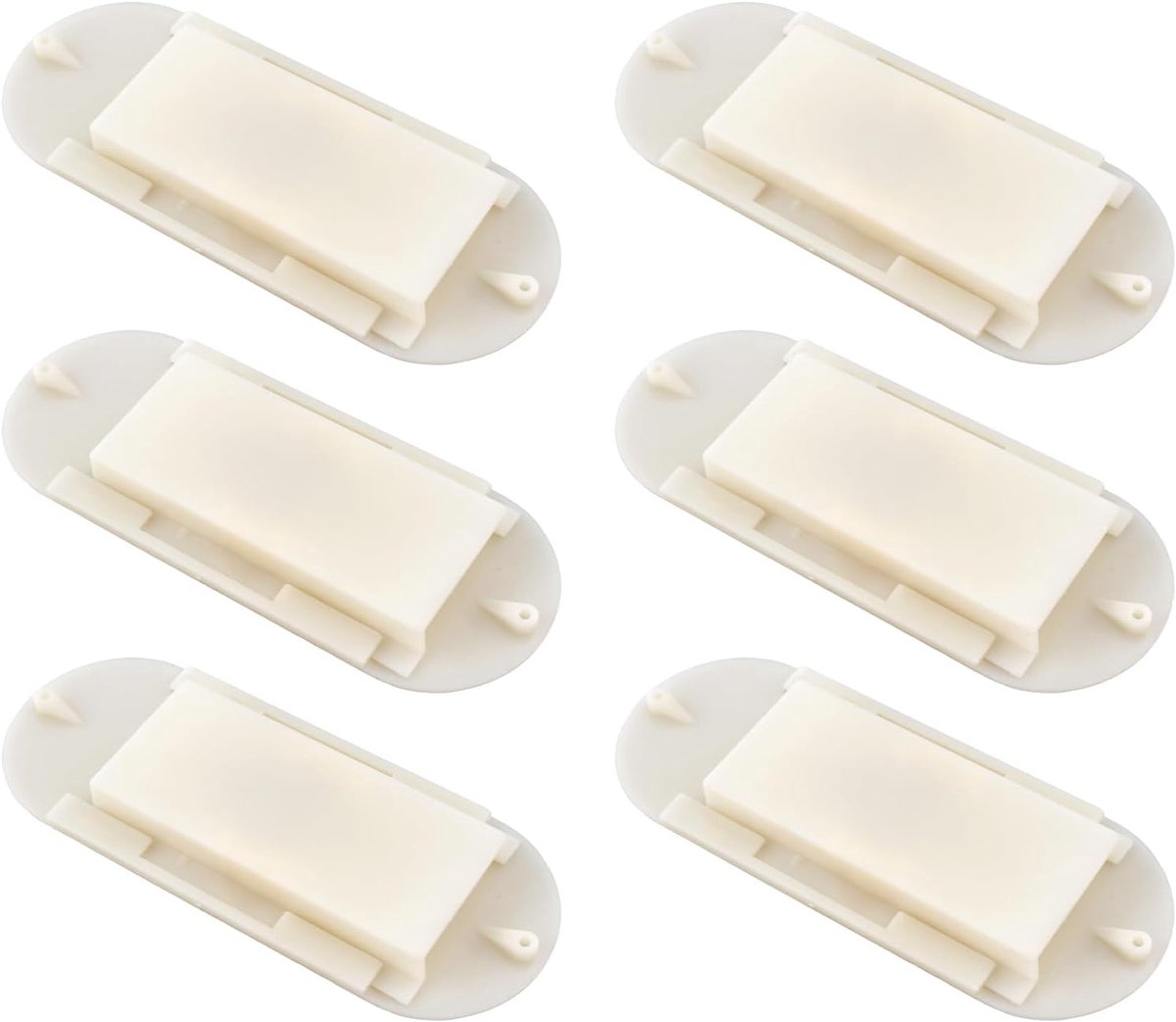 6 STKS Bee Escape Apparatuur 109 x 42 mm Plastic Bijenteelt Bee Escape Bijenkorf Deuren Bijenteelt Gereedschap voor Honing Productie (Gat Maat 21,7 mm)
