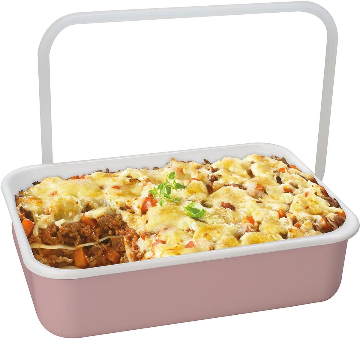 Line, emaille vershouddoos, roze L plat, 1,35L CTNG-L.AP