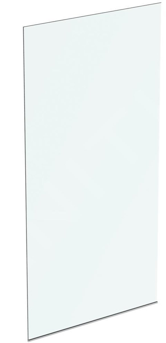 Douchewand 1400 mm, silver bright/helder glas