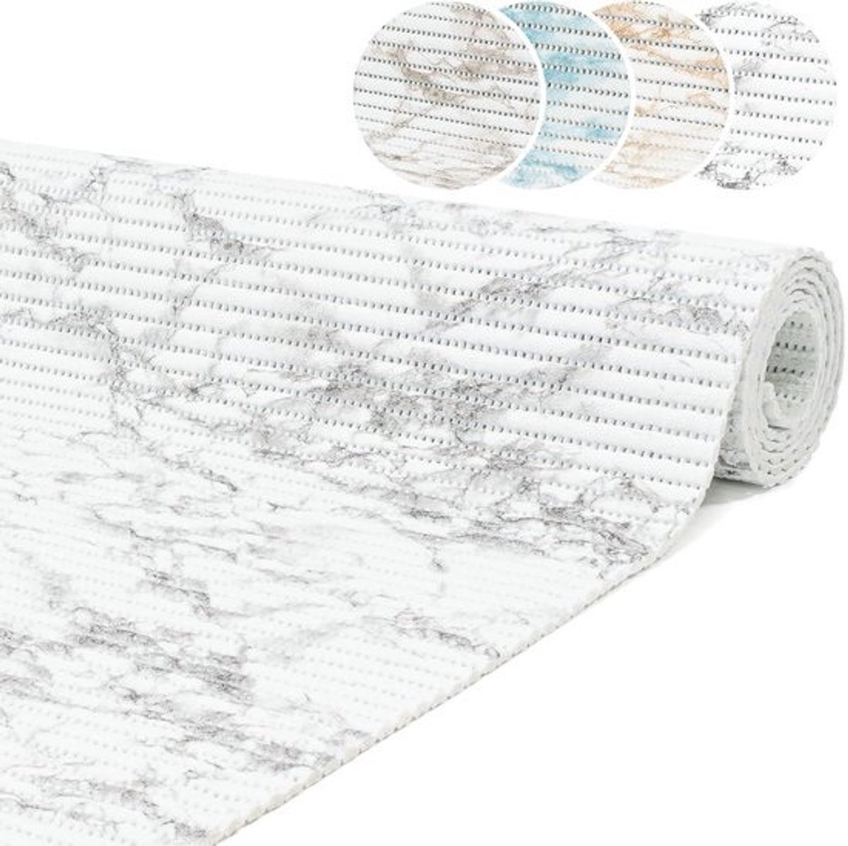 Zachte antislip badmat 160 x 65 cm - waterdoorlatend en sneldrogend