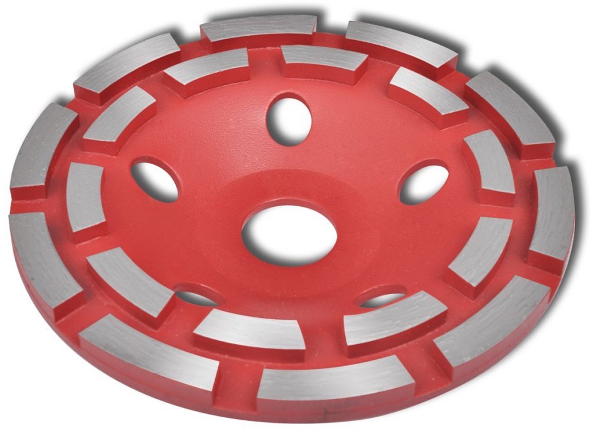 Dubbele rij lussen cup wiel 180mm