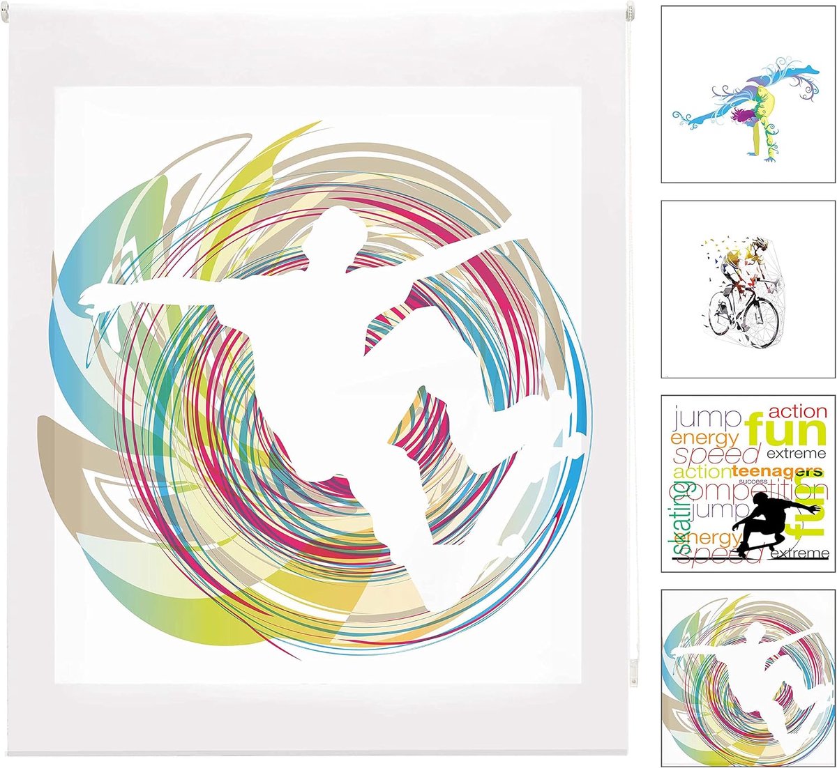 Blindecor w-j-06868 – Roller Translucido Digitale Print, 110 x 180 cm
