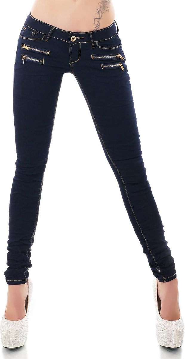 Jeans Low Rise Heupjeans Broek Skinny Slim Fit Stretch XS-XL