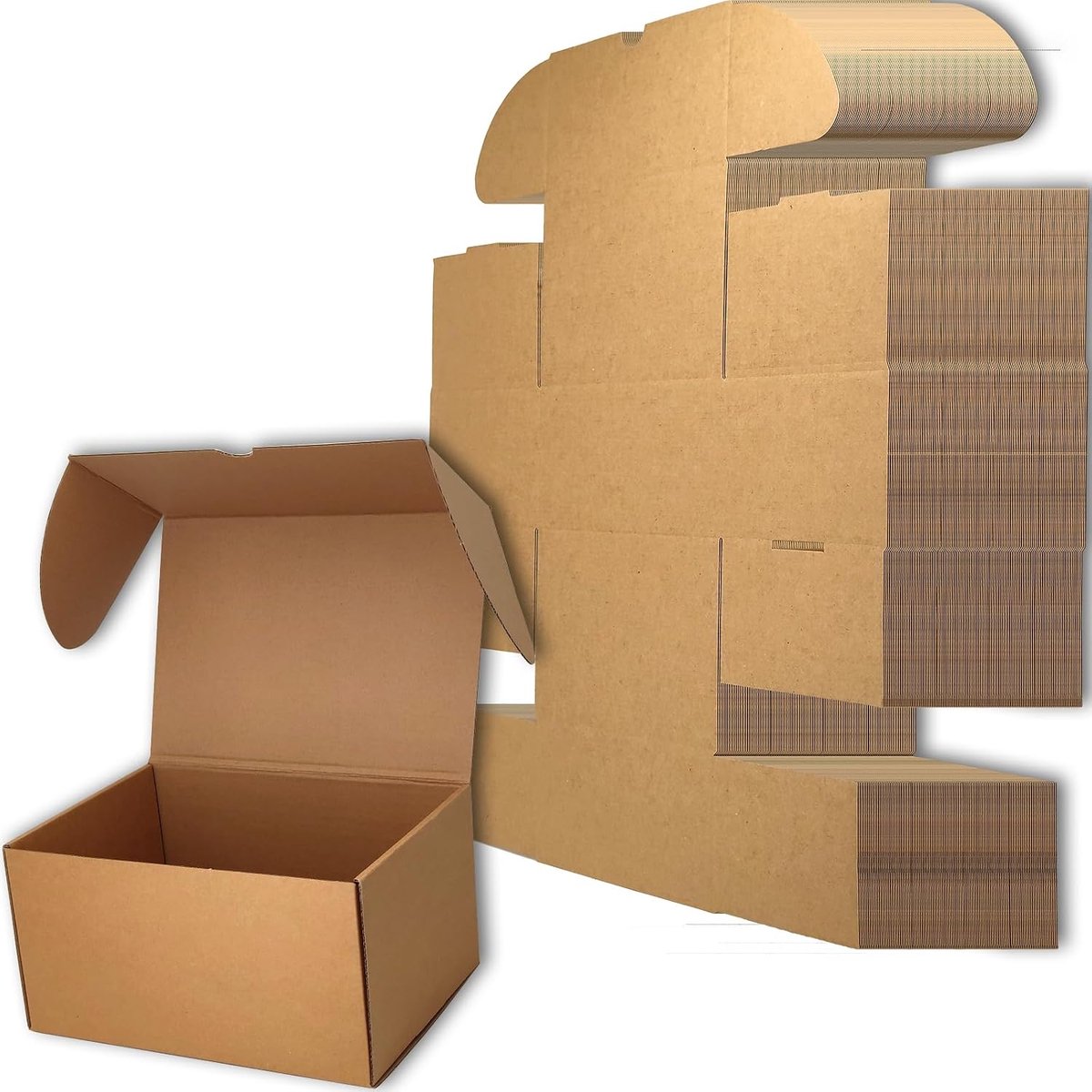 Postdozen, 280 x 150 x 150 mm, Bruine Verzendingskartonnen Dozen voor Verzending, Verzending, Verpakkingsdozen voor Kleine Bedrijven (pak van 20)