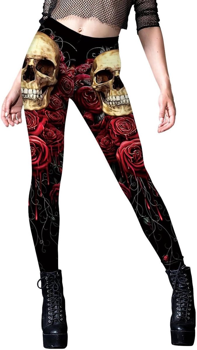 One Clothing Dameslegging voor sport, fitness, outdoor en loungewear, super elastisch, met hoge, comfortabele en kreukvrije tailleband