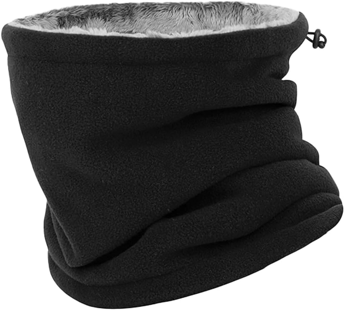 Loopsjaal voor heren en dames, fleece colsjaal, winddicht, multifunctionele doek als halsdoek, motorfiets, heren, voor outdoor, skiën, motorrijden, hardlopen, fietsen in Buff-design
