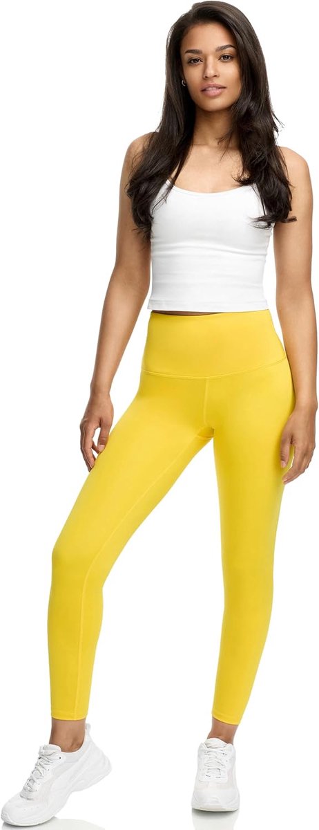 Sportlegging voor dames, hoge tailleband, nauwsluitend EM100