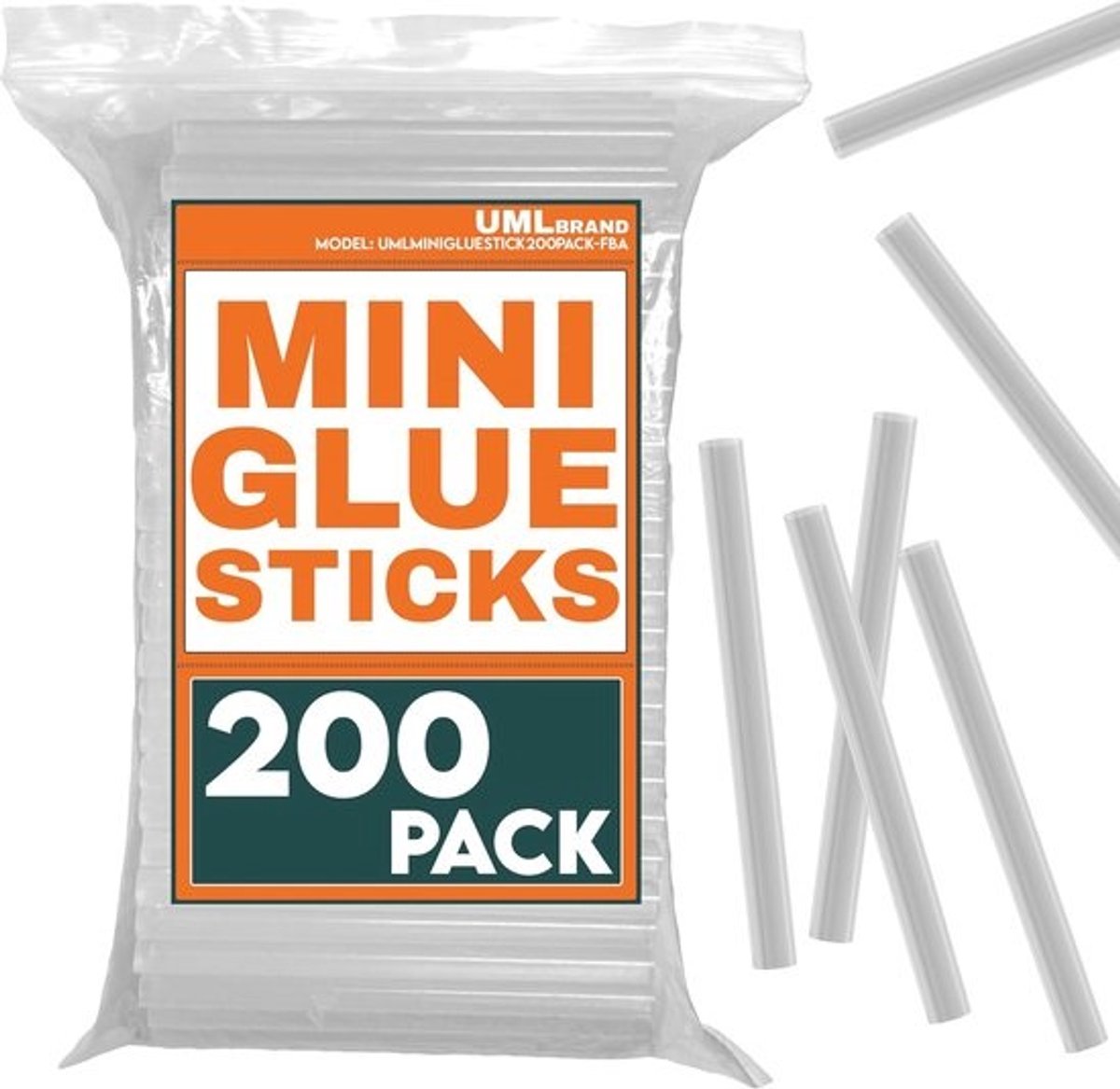 Mini Hot Glue Sticks voor Ambachtelijke Projecten - Compatibel met Mini Lijmpistolen - 200 Stuks - Snelle Hechting en Kristalheldere Afwerking