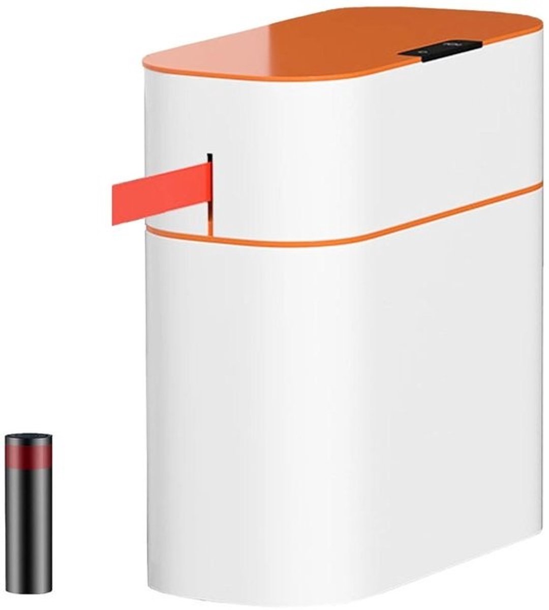 Smart Trash Bin with Sensor - Automatic Dustbin for Bedroom, Kitchen, Bathroom, Office (White)