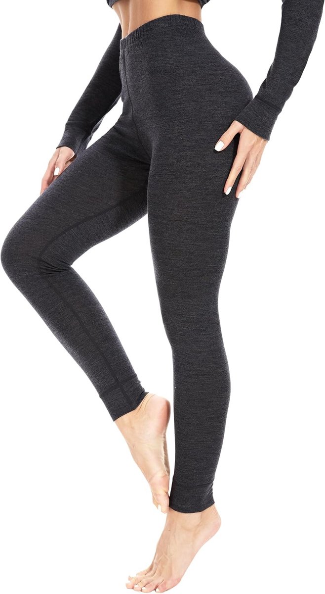 Kousen voor dames, 100% merinowol, warme broek voor winter, skiën en outdoorsporten