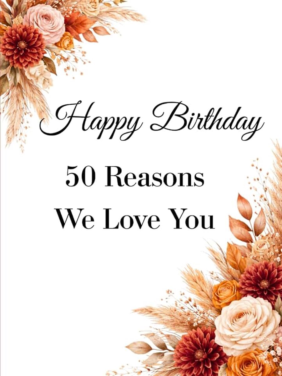 Reasons we love you book hardcover blank lined