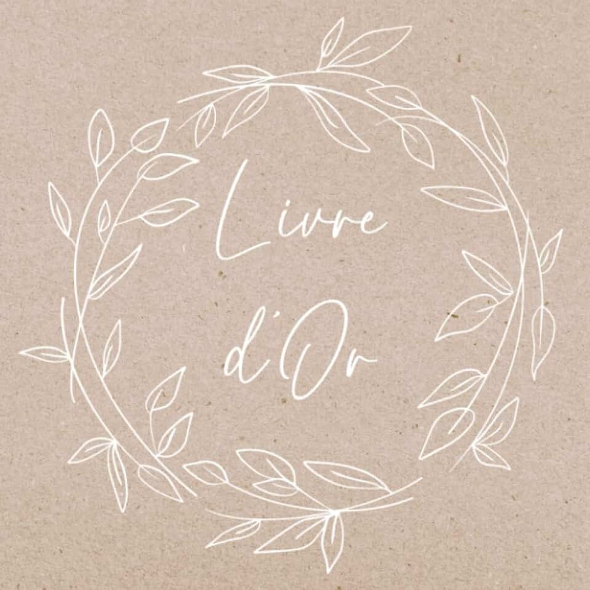 D'Or - Mariage en Bohème: Mariage, Anniversaire, EVJF, Noces, Baby Shower, Pacs, Fête, Baptême, Départ retraite, Location saisonnière, Gîte | ... et vintage | Papier kraft | Thème champêtre