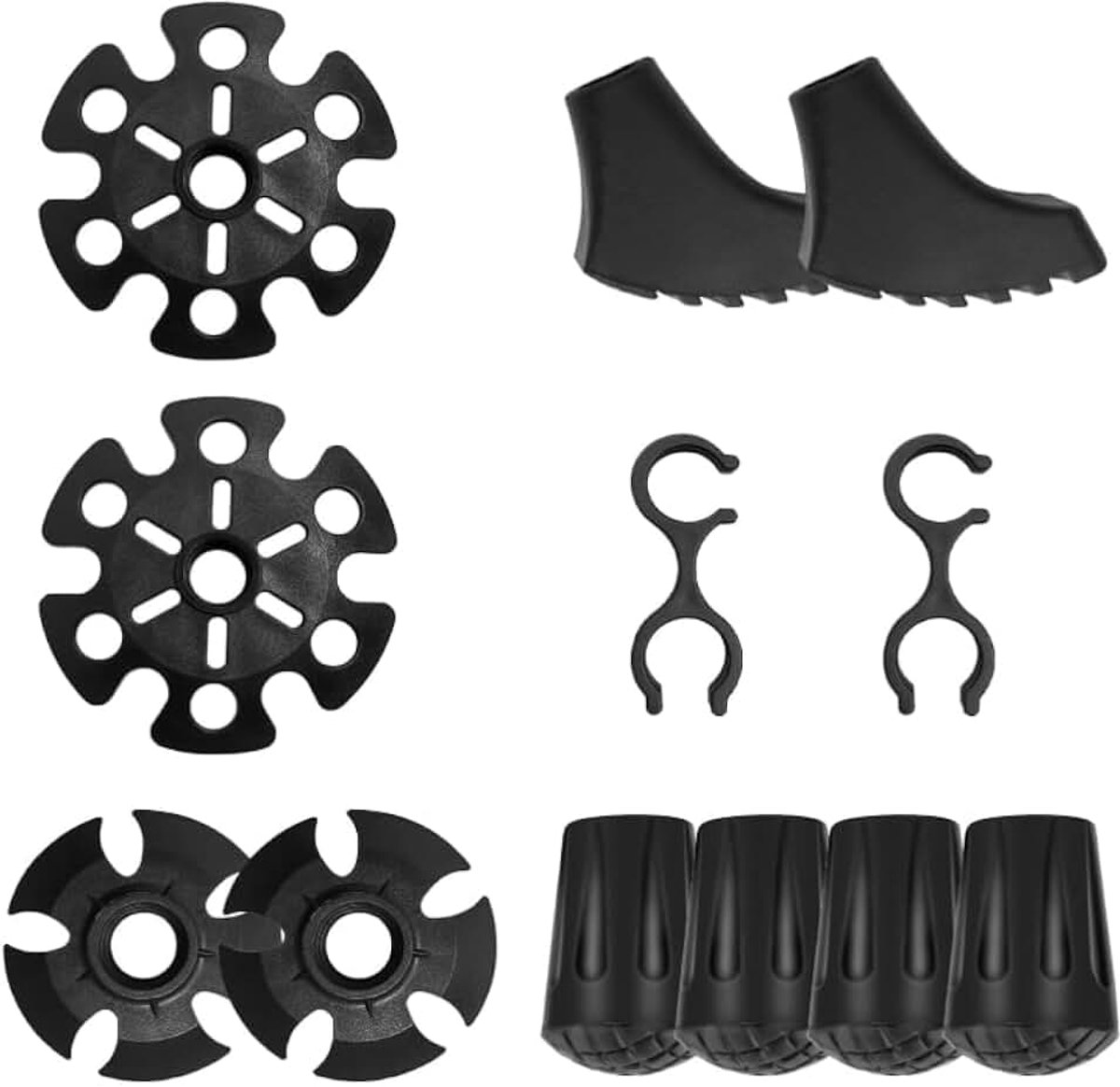 Accessoire Set Rubberdoppen Sneeuwtellers Walking, 1 Set