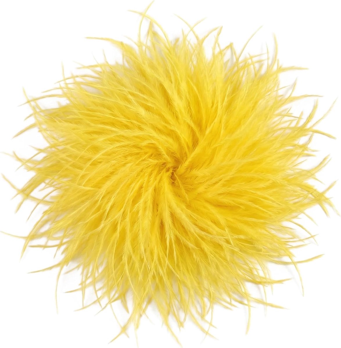 Vederbroche dames - veerbroche broche broche struisvogelveer fluffy | ansteckblume pompon broche om vast te klemmen | vintage voor bruiloft bruid carnaval blazer jurk