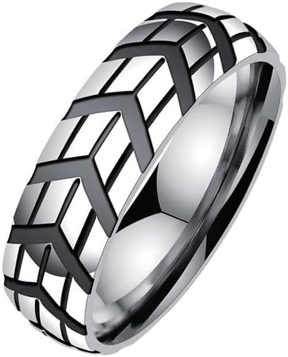 Edelstaal heren ring-19mm