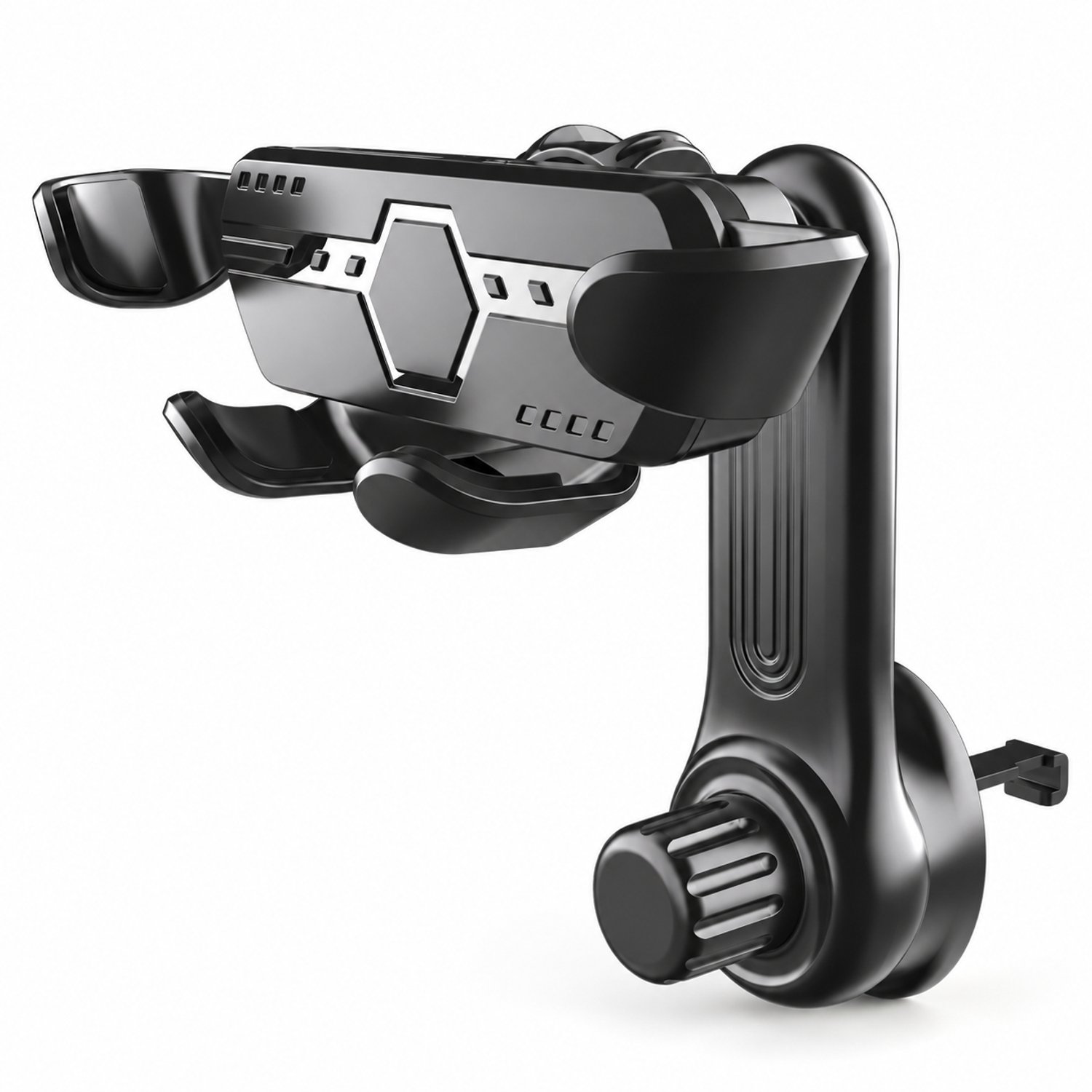 Telefoonhouder voor de auto met klemstructuur, kogelkopmaat 17 mm en OPP-zakverpakking