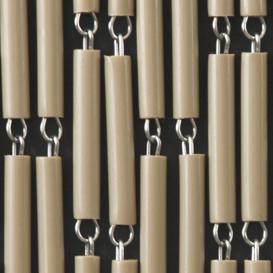Sun-arts Vliegengordijn Verspringt Hulzen 210 X 90 Cm Pvc Taupe van Sun-Arts — afbeelding 4