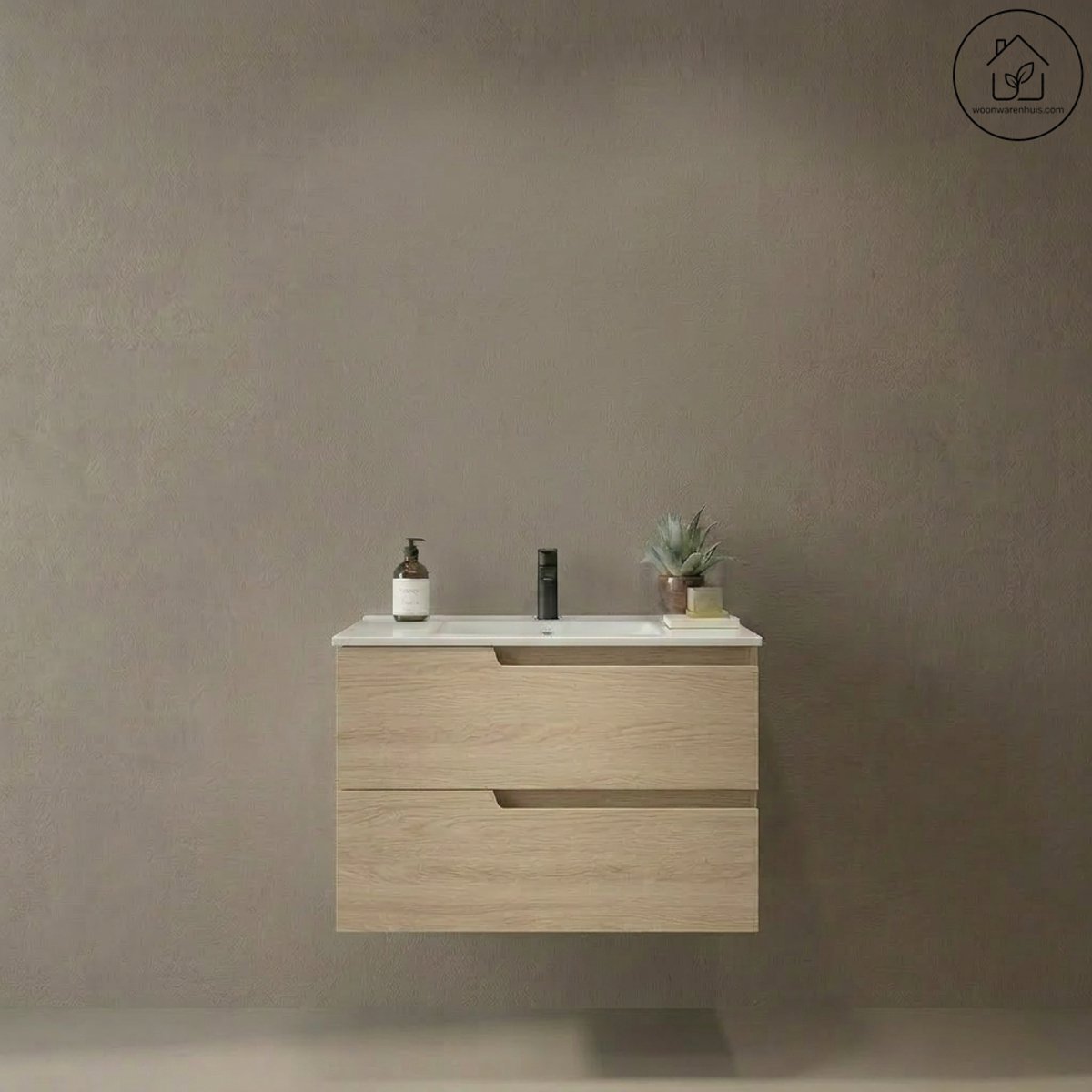 Sanitado Vima Luxe Wastafelkast 80cm Sienna Ibon Wastafel