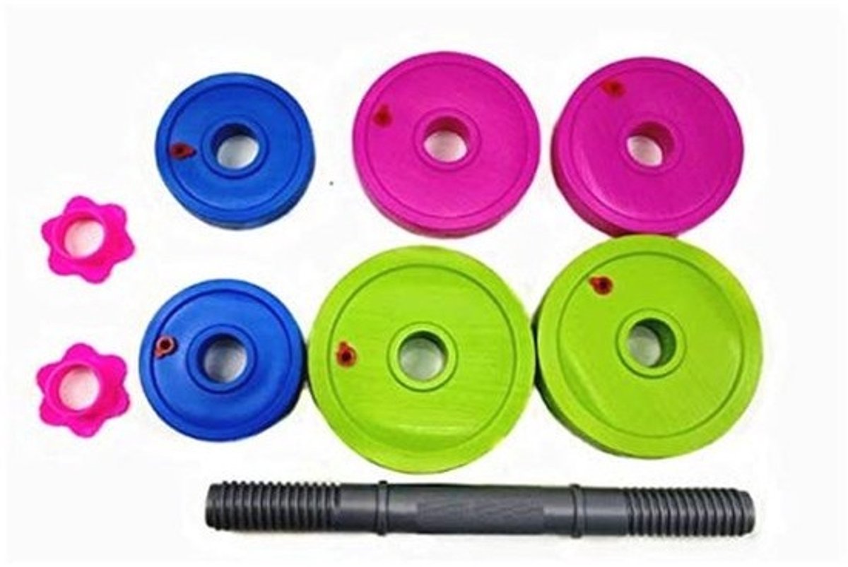 Kinder Dumbbell Set voor Oefeningen Thuis - 9 Stuks Voor Lichaamstraining