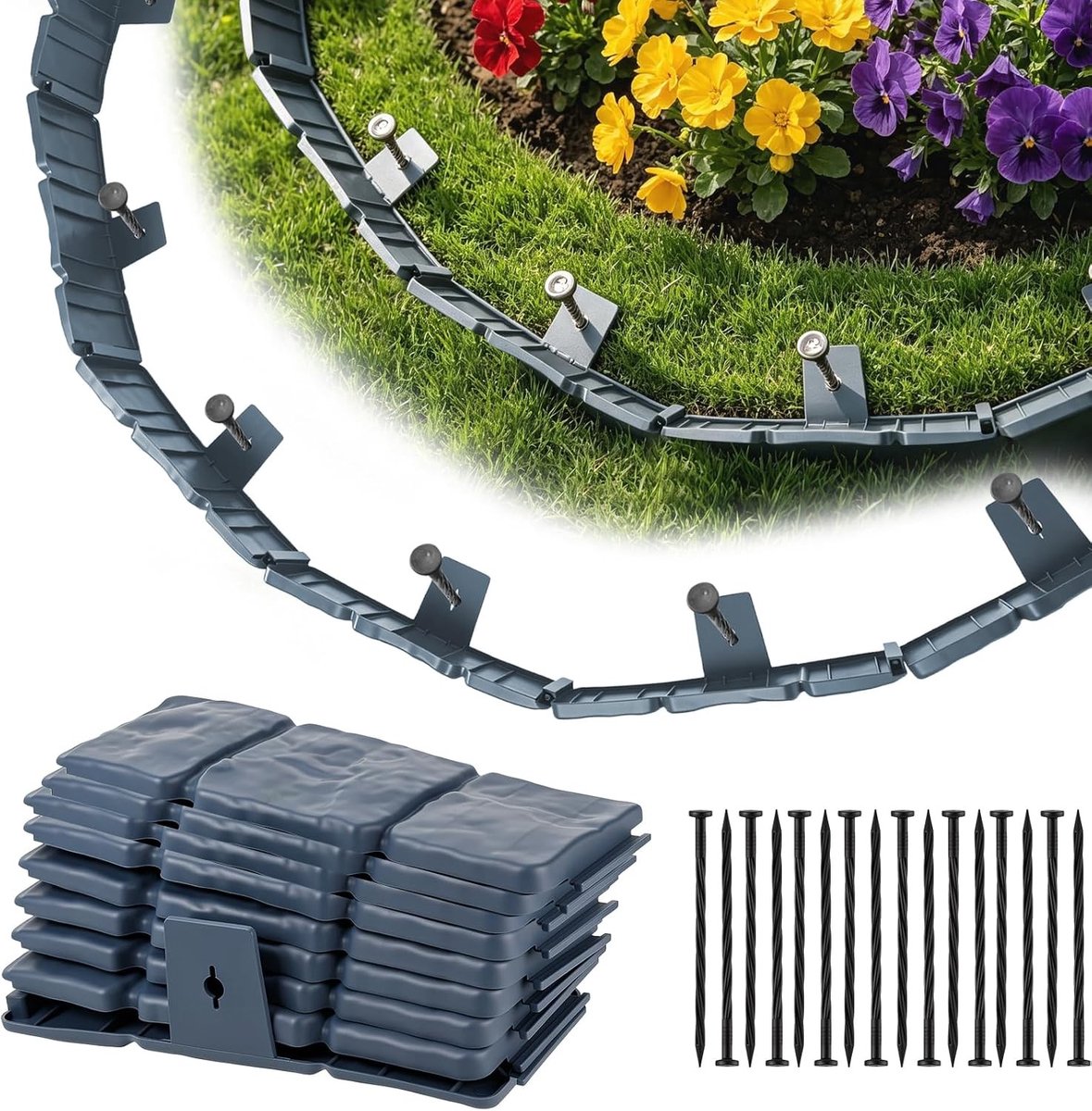 Gazonrand voor een Strak Tuinontwerp - Ideaal voor Borders en Tuinperken