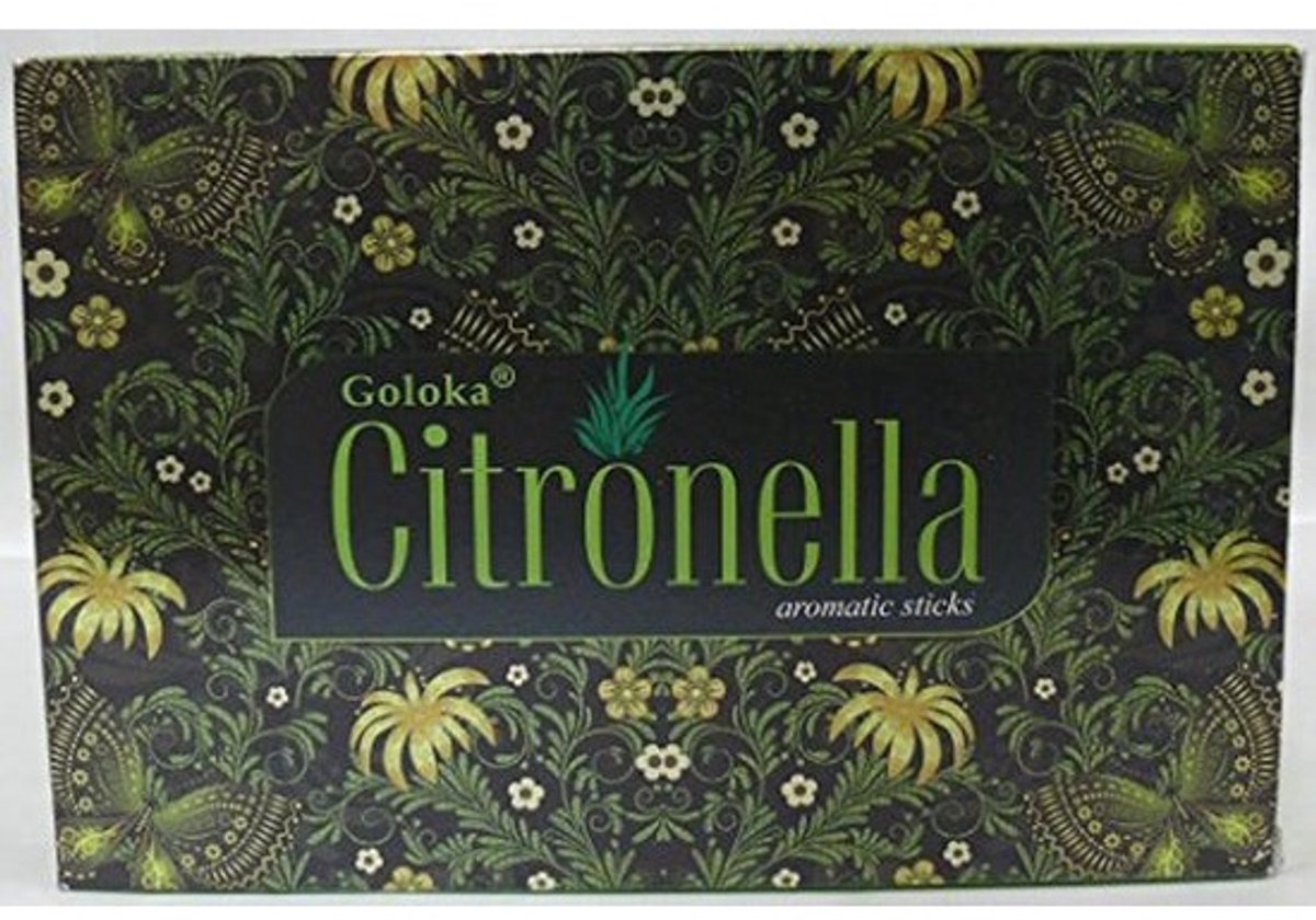 Citronella wierookstokjes set - 12 verpakkingen à 15 g