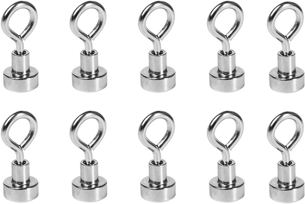Set met Hartjes, 10 Stuks, Zilverkleurig | Metalen Ring, Hartjes Hanger, Set van 10, Decoratief Design, Universeel Gebruik