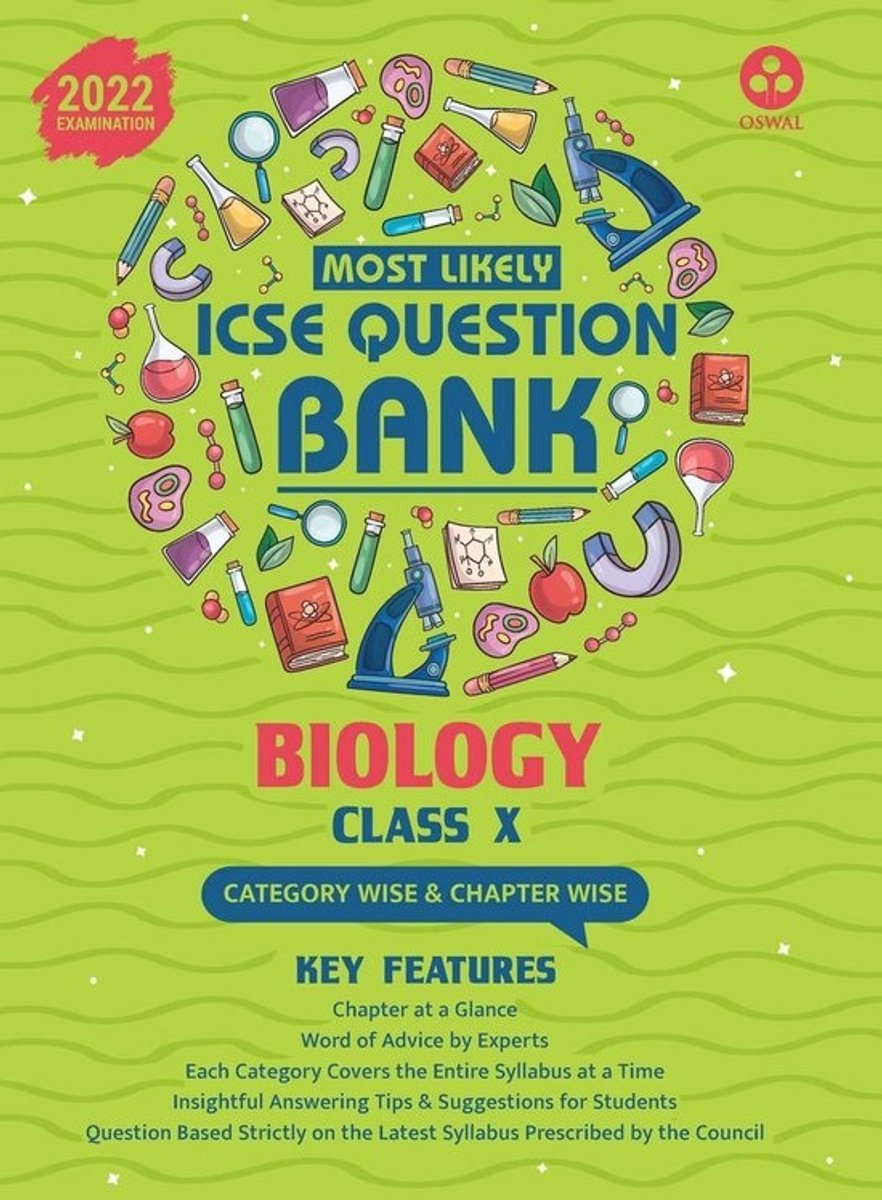 Vraagbank Biologie voor ICSE Klas 10 - Voorbereiding 2022