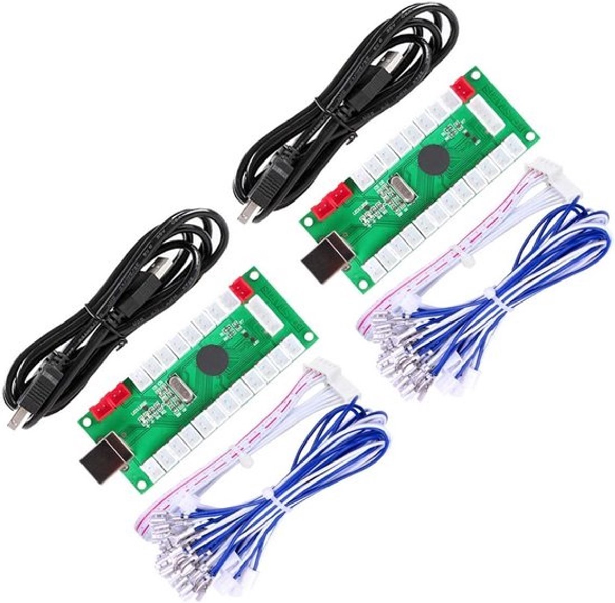 Arcade USB Encoder Kit voor 2 Spelers - Voor PC, Raspberry Pi en MAME Projecten