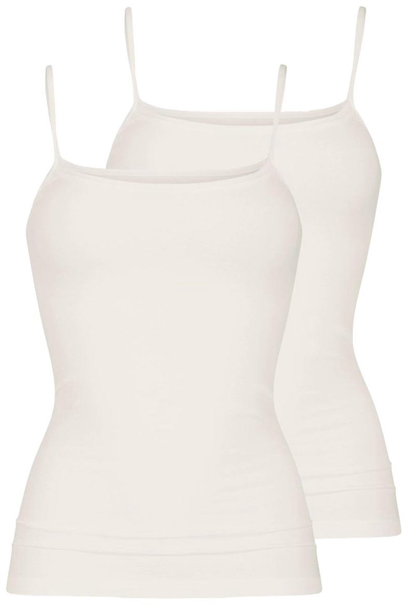 Mey Dames spaghettitop 2 pack Cotton