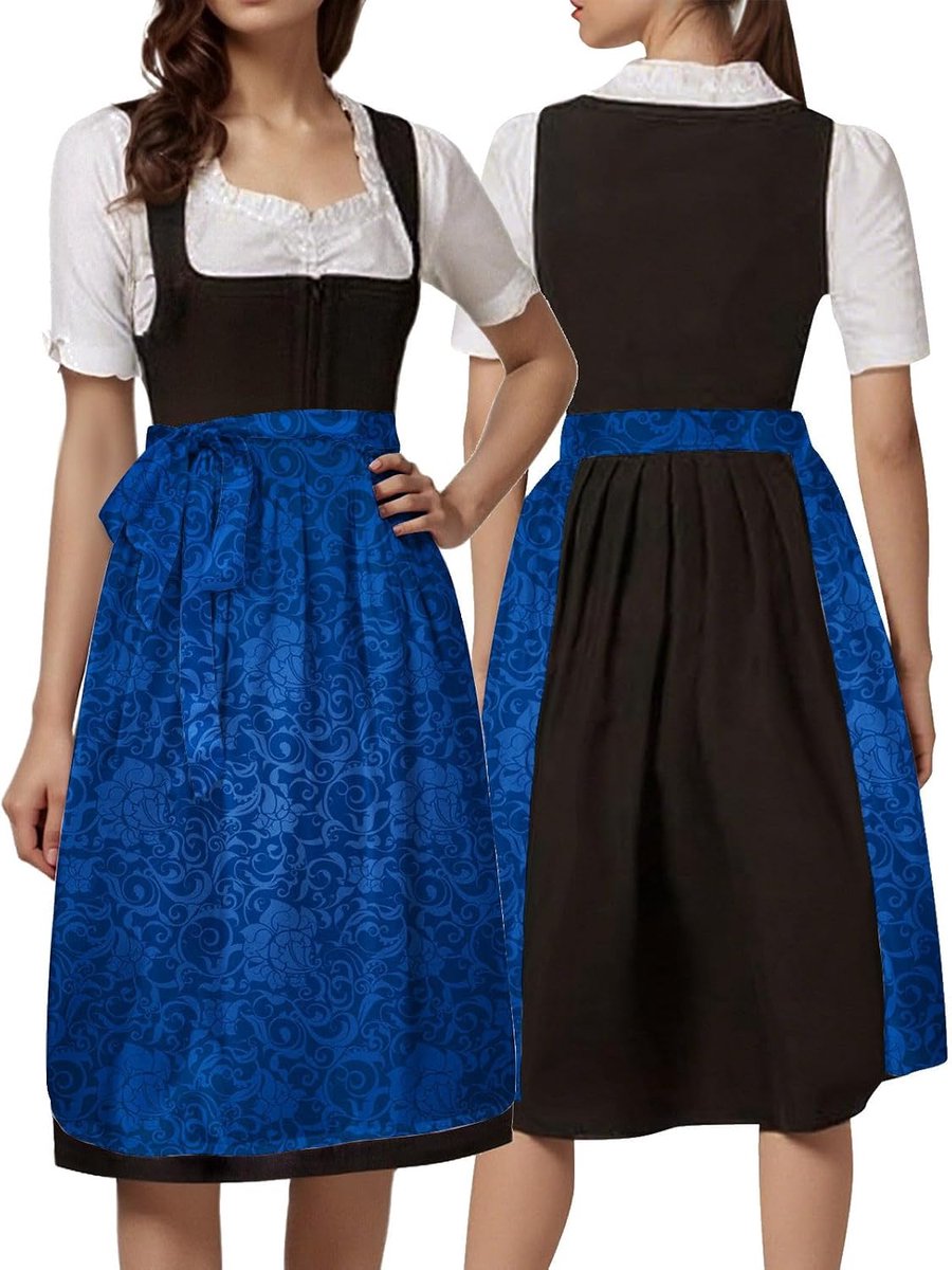 Halloween kostuum barok rococo middeleeuws gothic dames heren volwassenen hofjurk renaissance A84