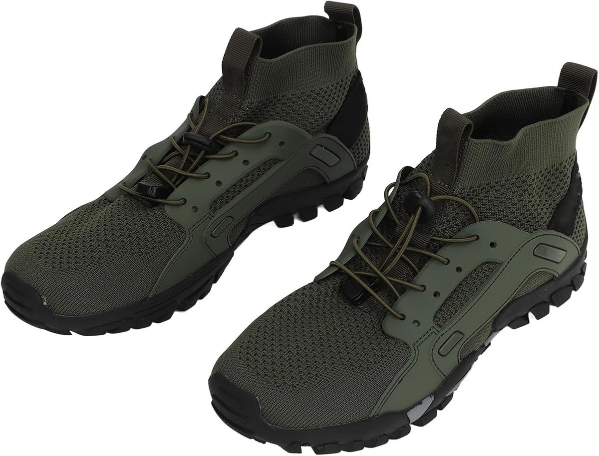 Waadschoenen voor Heren, Ademende OD Groene Veilige Wandelschoenen voor Heren Om Te Vissen