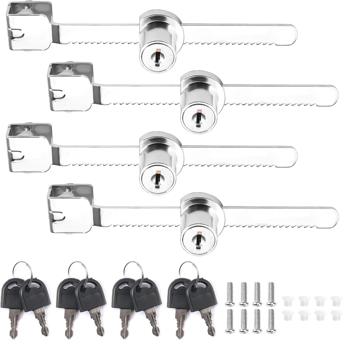 4 Stuks 141mm Zelfde Sleutel Terrarium Glazen Schuifdeur Slot