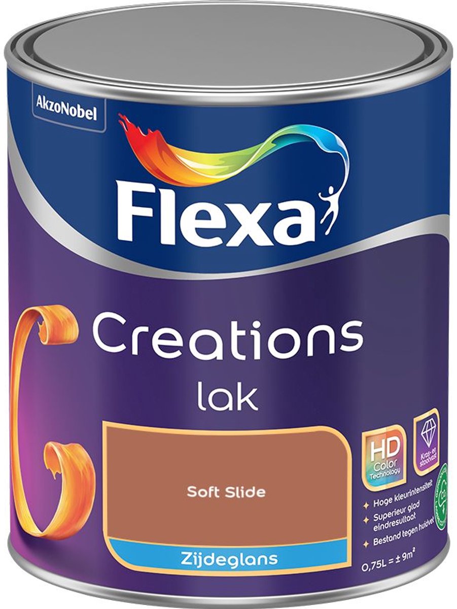 Flexa - Creations Lak Zijdeglans - Soft Slide - 750 Ml - Kleur Van Het Jaar 2027
