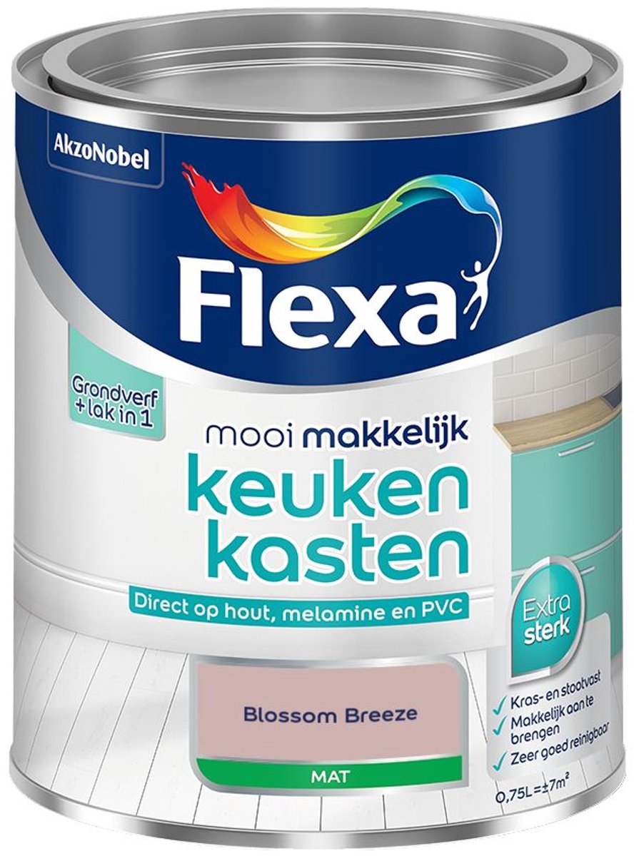 Flexa - Mooi Makkelijk Keukenkasten Mat - Blossom Breeze - 750 Ml - Kleur Van Het Jaar 2027