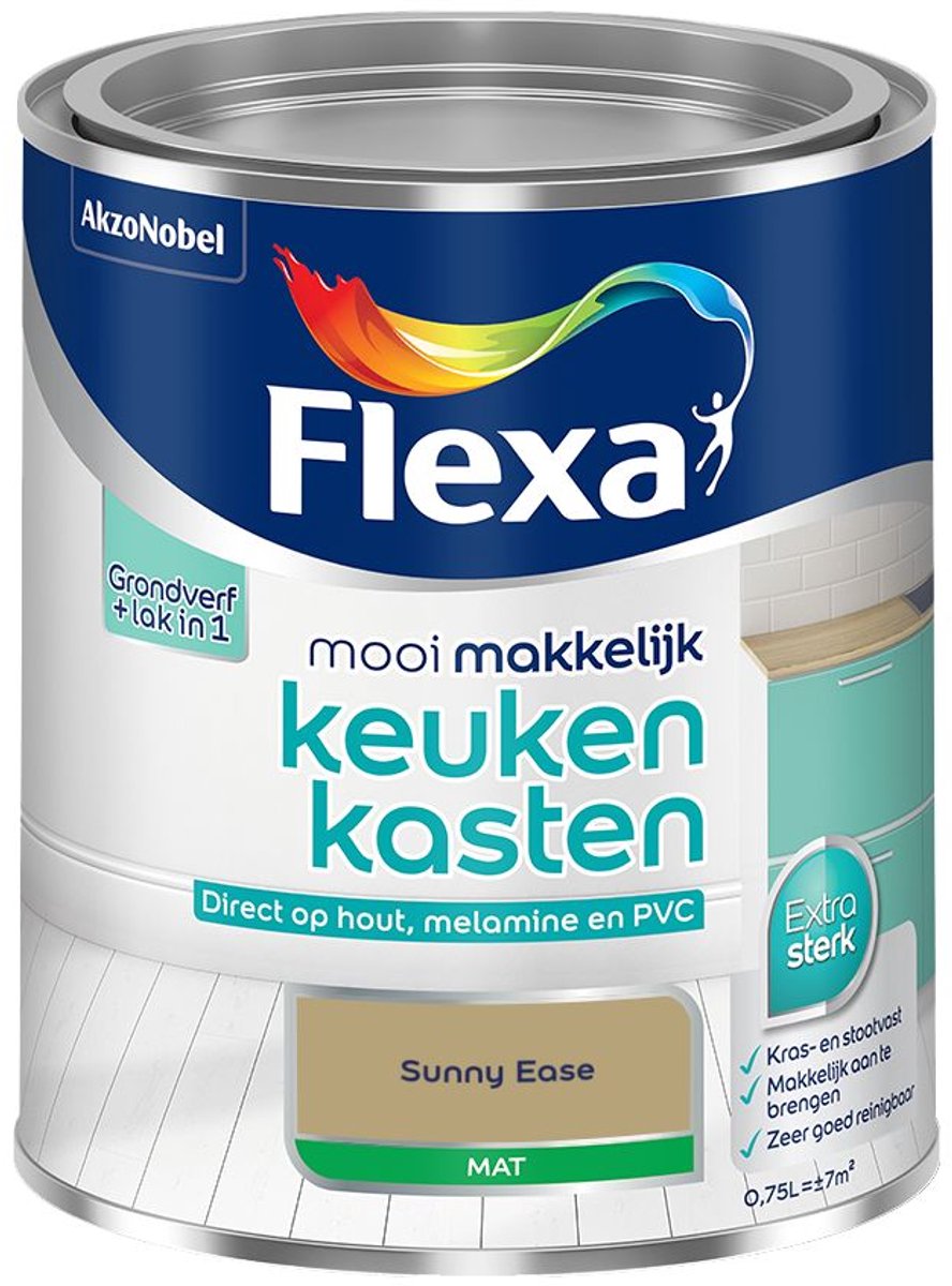Flexa - Mooi Makkelijk Keukenkasten Mat - Sunny Ease - 750 Ml - Kleur Van Het Jaar 2027