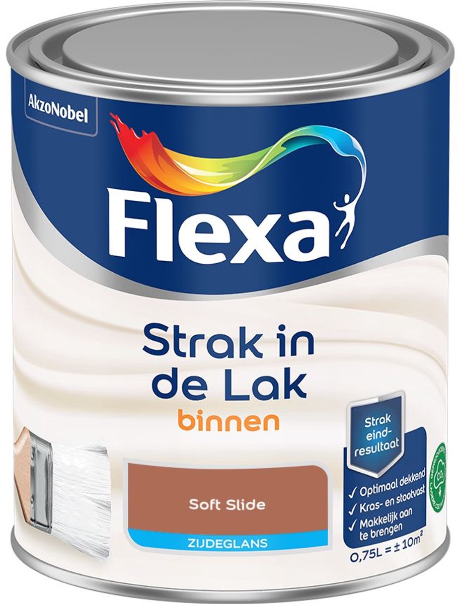 Flexa - Strak In De Lak Binnenlak Zijdeglans - Soft Slide - 750 Ml - Kleur Van Het Jaar 2027