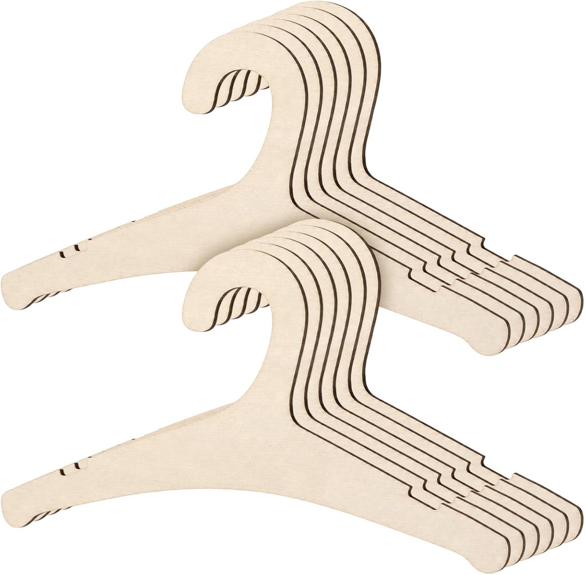 Kleerhangers, antislip kinderkleerhangers | Licht ontwerp, houten babykleerhanger voor baby- en kinderkleding