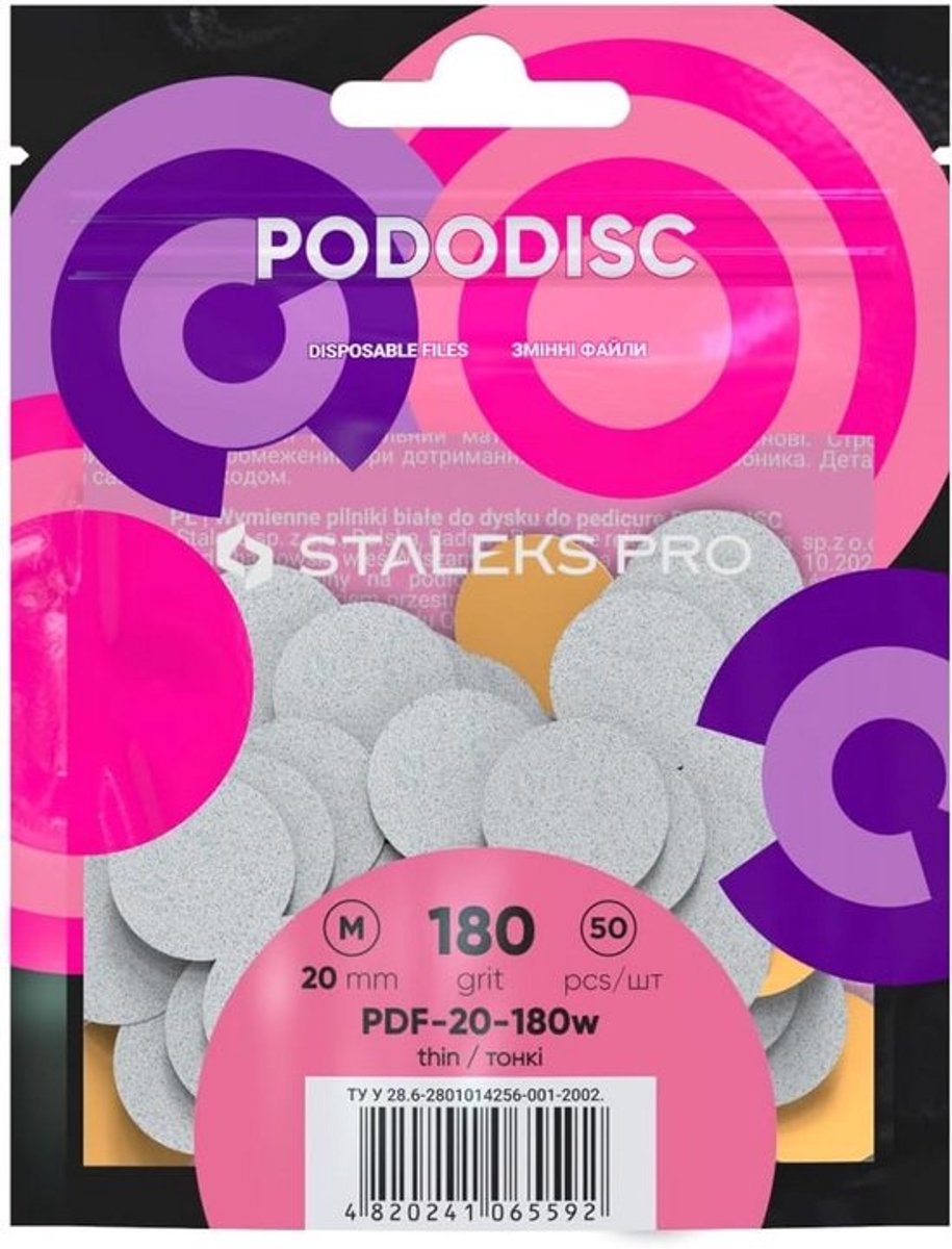 Witte Nagelvijl Pads voor Pedicure - Herbruikbare Schuurvellen (50 stuks)