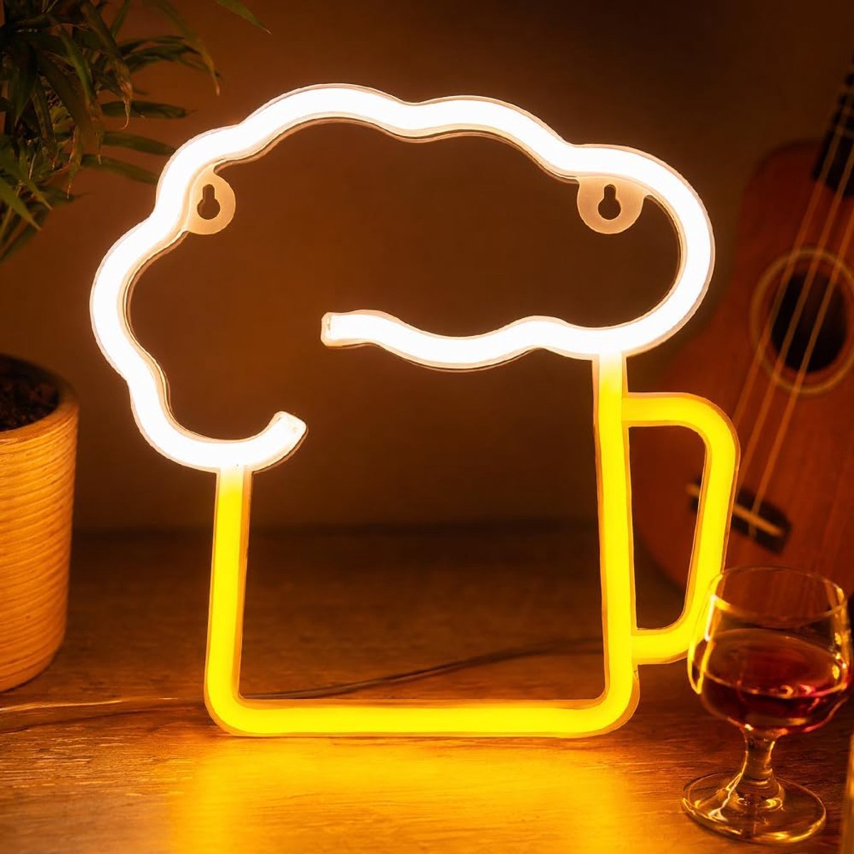 Lichtreclame bier, led-neonlicht, led-bord, bier, batterij of USB-voeding, gepersonaliseerd neonbord voor bar, accessoires, clubs, nachtclub, restaurants, festival, feestbord