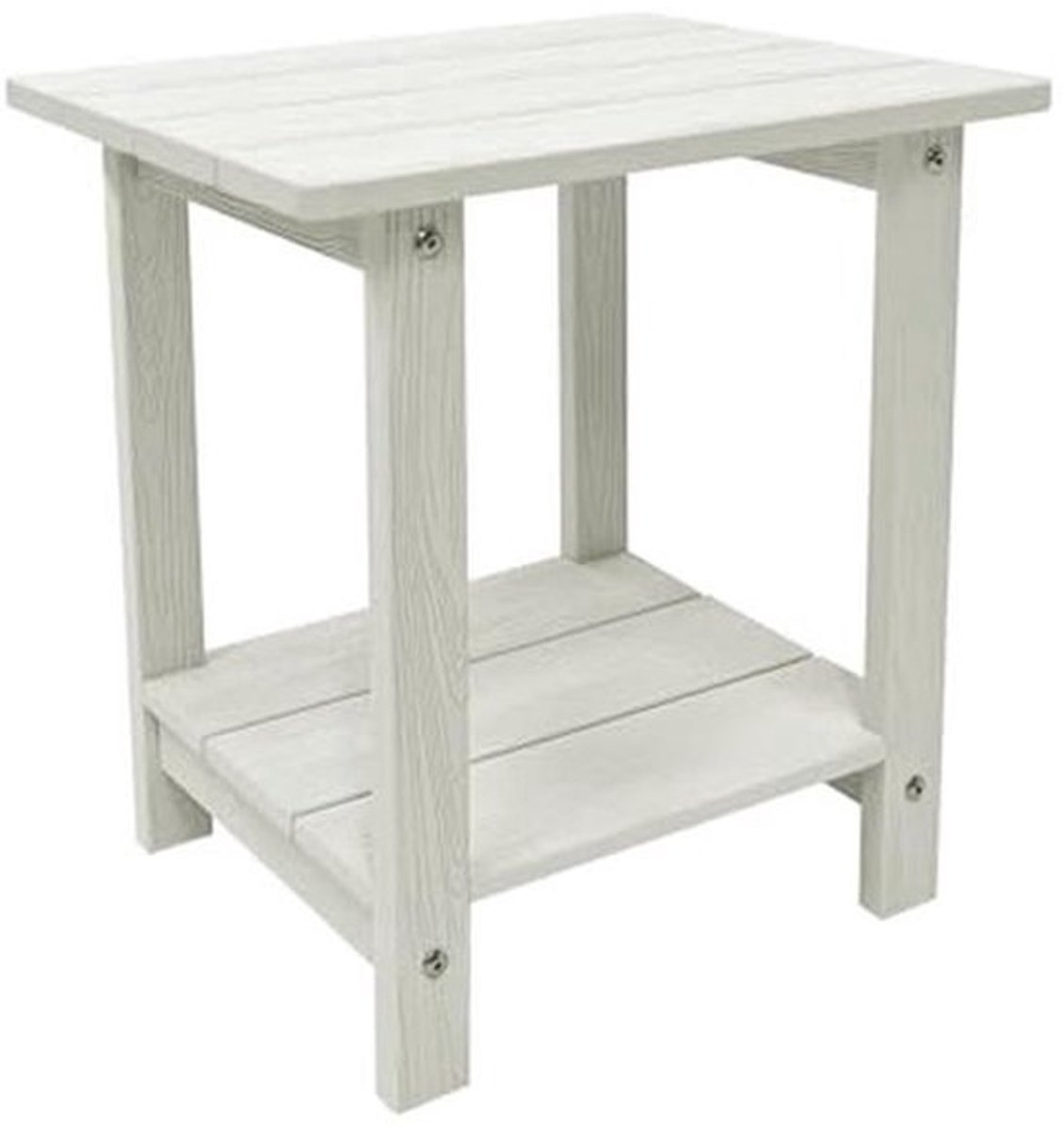 Weerbestendige Adirondack Bijzettafel - Dubbele 43 cm Terrastafel voor Binnen en Buiten