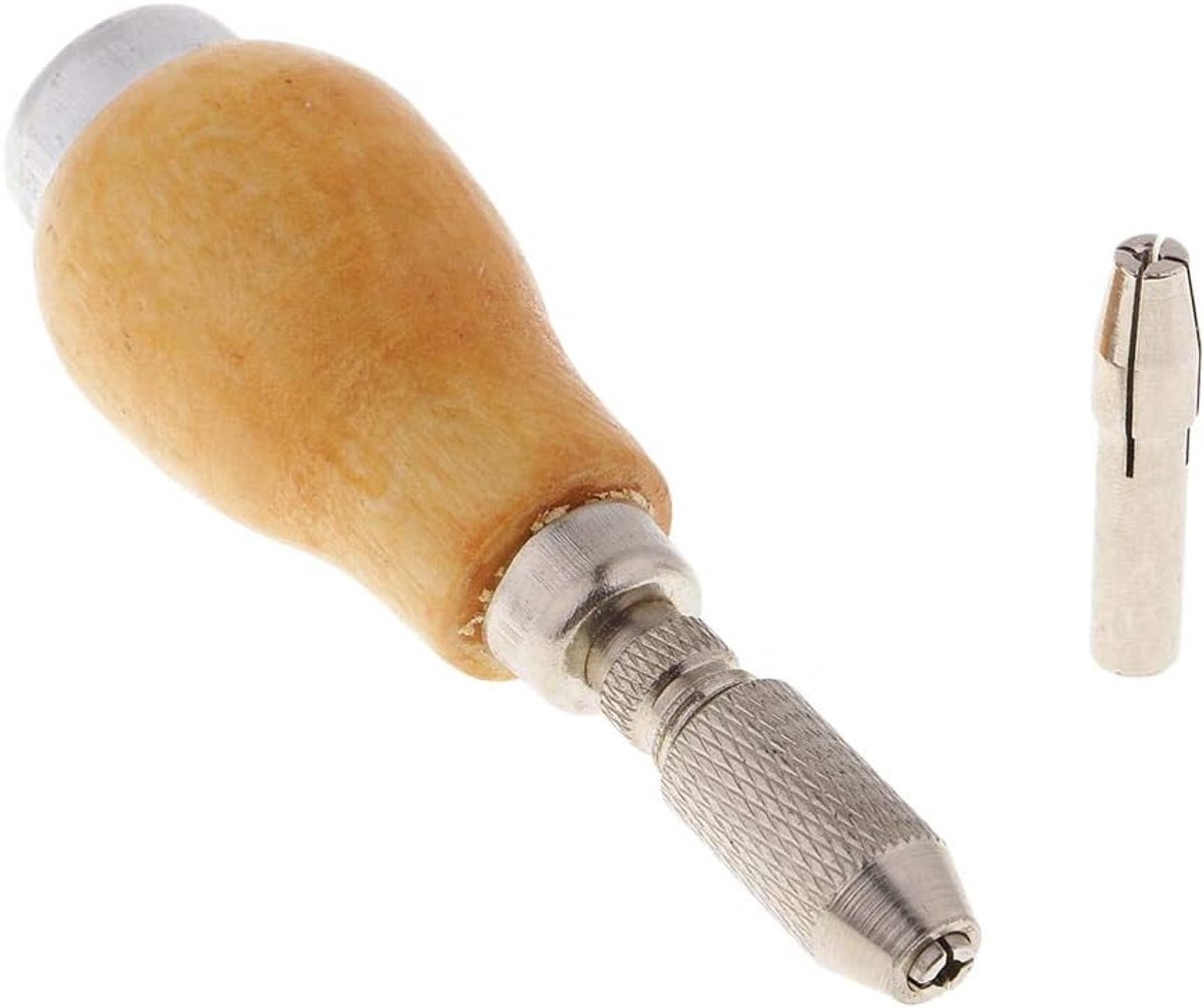Houten Handvat Pin Vise Hand Boor Twist Boor DIY Hobby voor houtbewerking Model Sieraden ambacht