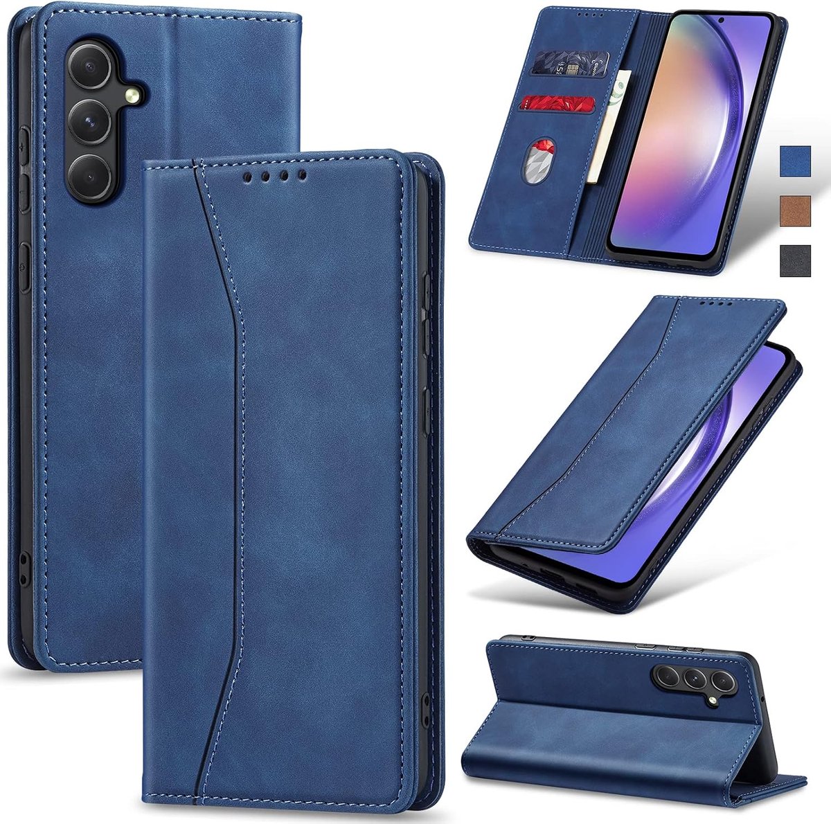 Hoesje voor Samsung Galaxy A54,Blauw