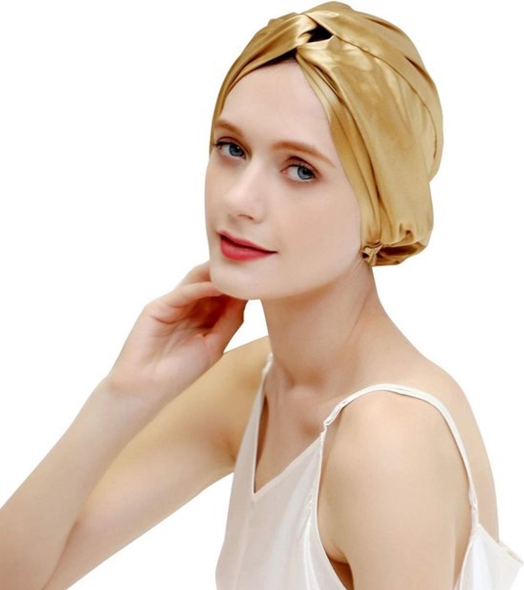 Luxe 22 Momme Slaapmuts van 100% Moerbeizijde voor Vrouwen - Haarverzorging en Glans