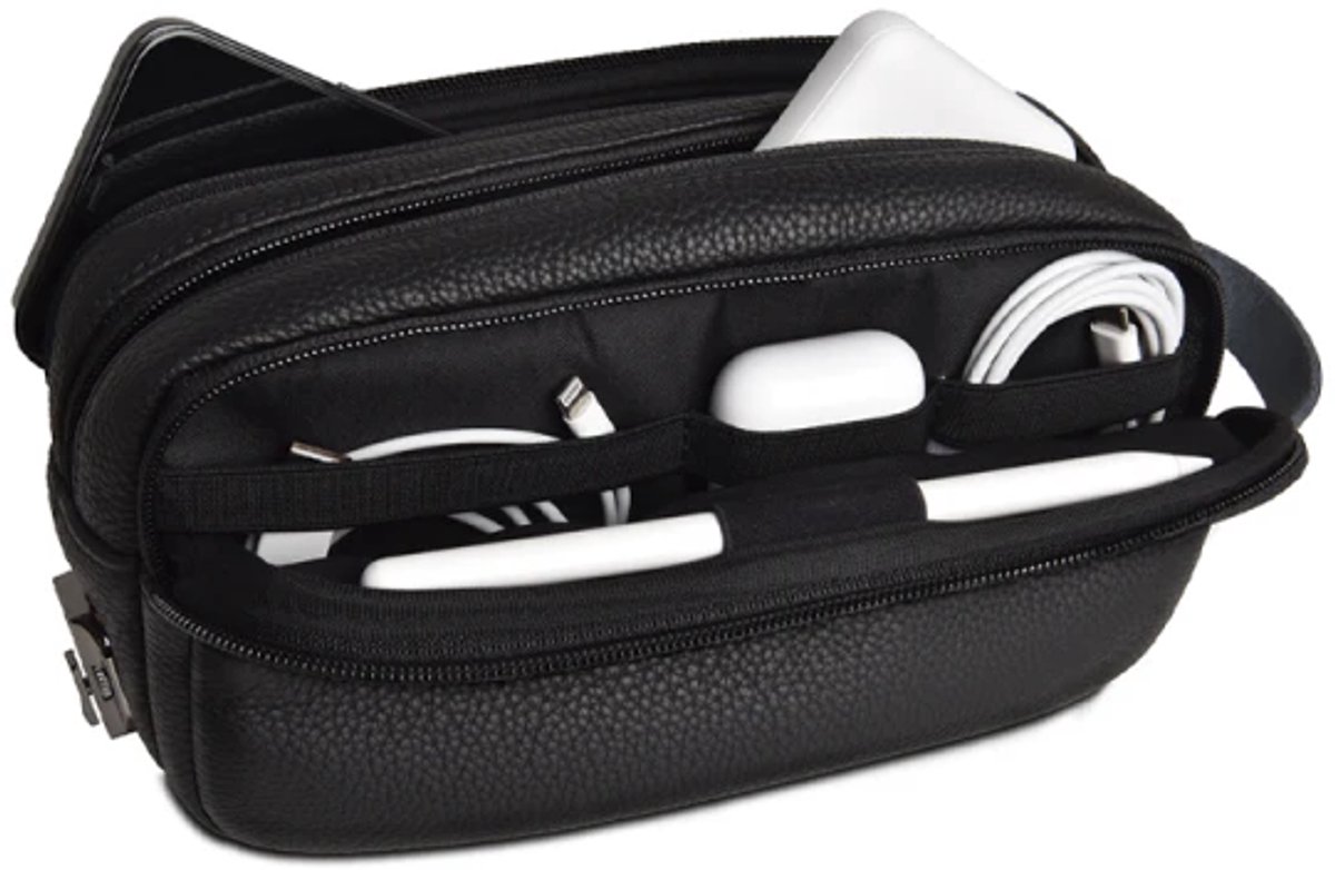 WIWU - Anti-diefstal - Salem Etui Tas - Zwart